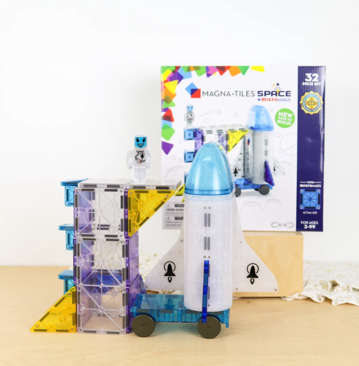 Magna-Tiles Space 32-Piece Magnetic Construction Set | 68travel